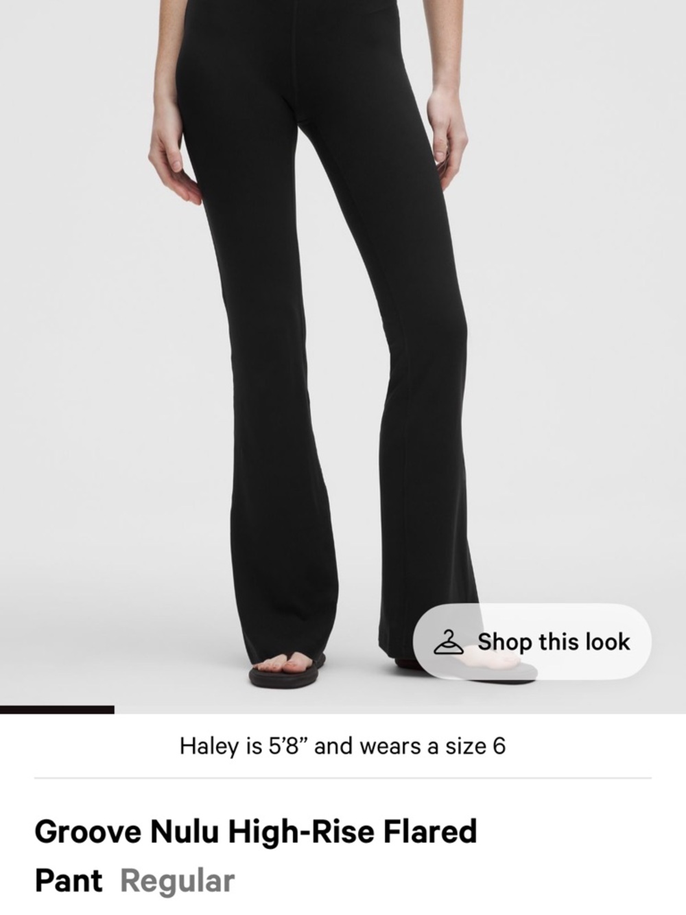 lululemon athletica High-Rise Flare Pants - Black